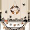 Halloween Wooden Wreath – Ghost, Black Cat, Pumpkin & Skull Door Hanging Sign, Rustic Spooky Halloween Welcome Decoration for Front Door, Wall, or Party (Welcome Wreath)